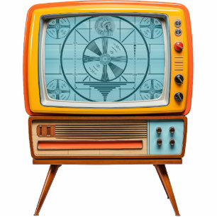 Magnet Photo Sculpture Magnet de sculpture de cadre photo TV rétro