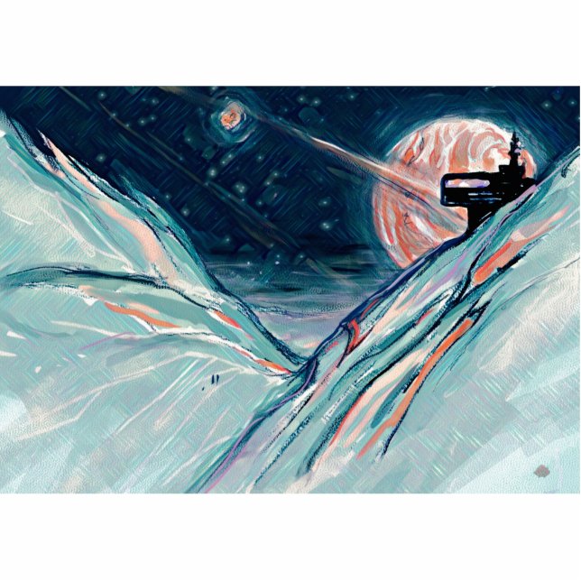 Magnet Photo Sculpture Mon futur chez soi dans l'espace (Devant)