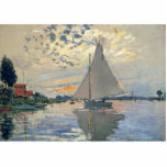 Magnet Photo Sculpture Monet Sailboat Français Impressionnisme Art classi<br><div class="desc">Monet Sailboat - This beautiful French sailboat is by French impressionnonist Claude Monet, né en 1874. Monet était un des artistes les plus influents de l'impressionnisme rench. Le titre exact du painting est "Sailboat at Petit-Gennevilliers, " an oil on canvas. The painting shows a single sailboat with a lively sunset...</div>