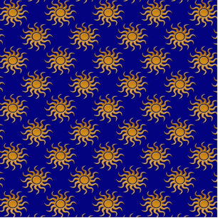 Magnet Photo Sculpture Motif Golden Sun par Shirley Taylor