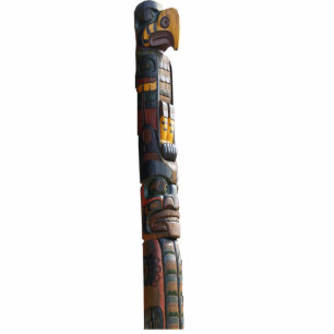 Magnet Photo Sculpture Mystic Native American Totem Pole Sculpté Gift