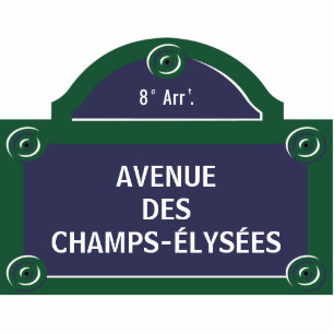 Magnet Photo Sculpture Plaque de rue faite sur commande de Paris