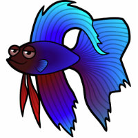 Poissons de Betta de bande dessinée/poissons de