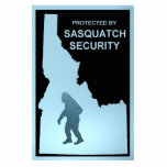 Magnet Photo Sculpture Protégé Par Sasquatch Security - Idaho<br><div class="desc">Il présente la silhouette foncée d'un Sasquatch (Bigfoot) sur un arrière - plan bleu poudreux encadré par le contour de l'Idaho avec le texte "PROTÉGÉ PAR LA SÉCURITÉ SASQUATCH". Allez avec Sasquatch Security pour sauvegarder votre maison et vos objets de valeur. Sécurité dérangeante - comme les Sasquatch sont si rarement...</div>
