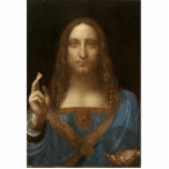 Magnet Photo Sculpture Salvator Mundi by Leonardo da Vinci<br><div class="desc">Salvator Mundi par Leonardo da Vinci. Magnifique chef-d'oeuvre de la renaissance représentant Jésus-Christ. Grands cadeaux pour les chrétiens,  idées cadeaux de Noël et cadeaux pour les amateurs d'art.</div>