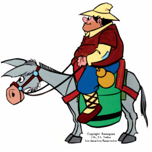 MAGNET PHOTO SCULPTURE SANCHO PANZA ET RUCIO