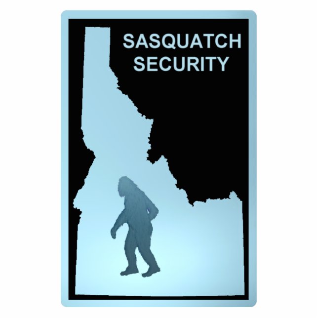Magnet Photo Sculpture Sasquatch Security - Idaho (Devant)