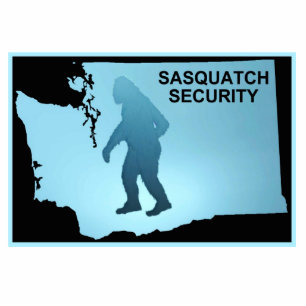 Magnet Photo Sculpture Sasquatch Security - Washington