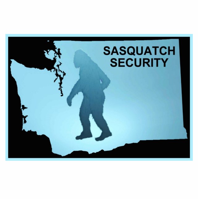 Magnet Photo Sculpture Sasquatch Security - Washington (Devant)