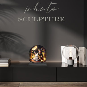 Magnet Photo Sculpture Sculpture de lapin.Transforme une photo en statue