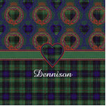 Magnet Photo Sculpture Tartan écossais de kilt de plaid de clan de<br><div class="desc">La famille de Dennison emploie vrai Stewart chassant le tartan écossais</div>