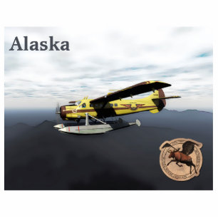 Magnet Photo Sculpture Vol Moose Aviation de Havilland DH3-C Otter