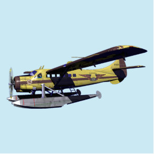 Magnet Photo Sculpture Vol Moose Aviation de Havilland DH3-C Otter