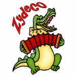 Magnet Photo Sculpture Zydeco Gator<br><div class="desc">Cajun Gator</div>