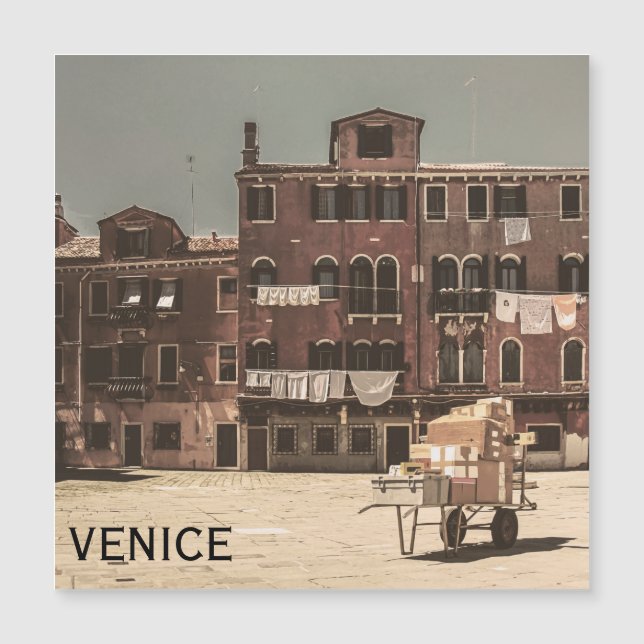 Magnet photo Venice vintage (Devant)