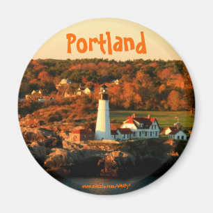 Magnet photographique du phare Portland Maine