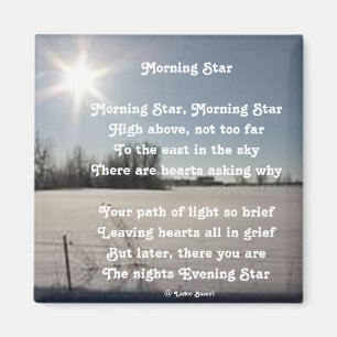 Magnet Poem Matin Star Par Ladee Basset