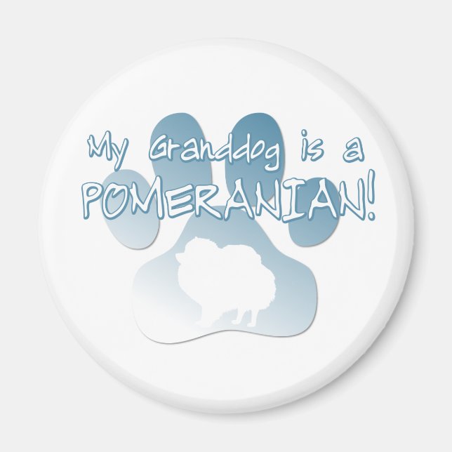 Magnet Pomeranian Granddog (Devant)
