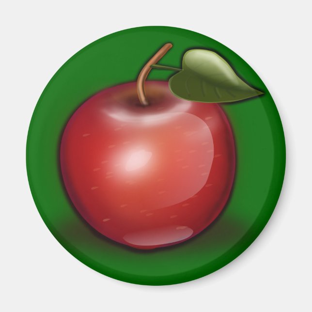 Magnet - Pomme rouge (Devant)
