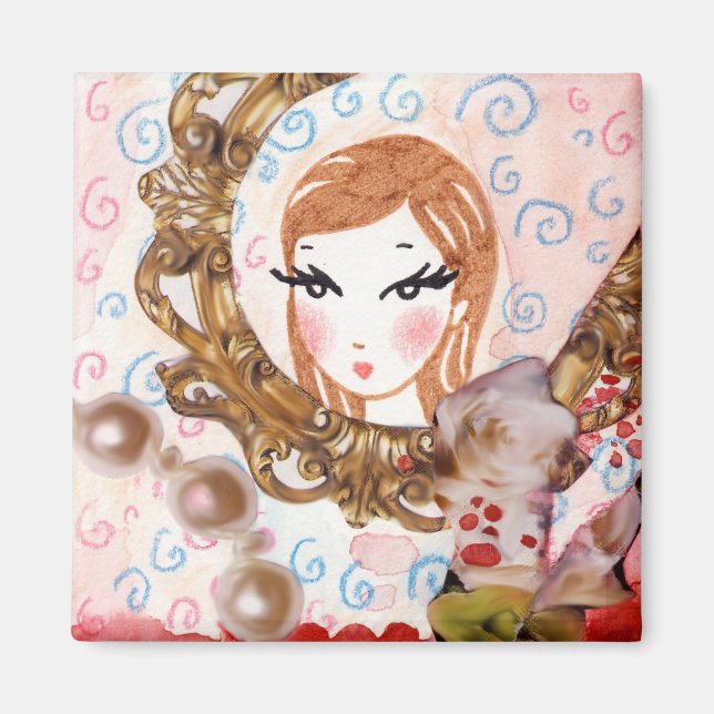 Magnet Portrait Princesse (Devant)