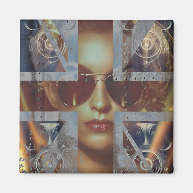 Magnet pour femme Abstraite (Devant)