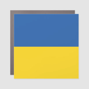 Magnet Pour Voiture Bouton Drapeau de l'Ukraine