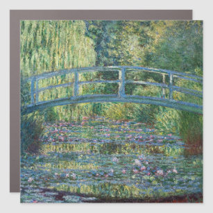 Magnet Pour Voiture Claude Monet - Eau Lily étang, Harmonie verte