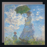 Magnet Pour Voiture Claude Monet - La Promenade, Femme avec un Parasol<br><div class="desc">La Promenade,  Femme avec un Parasol / Madame Monet et son fils / La Promenade / La Femme a l'ombrelle - Claude Monet,  1875</div>