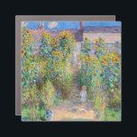 Magnet Pour Voiture Claude Monet - Le jardin de l'artiste à Vetheuil<br><div class="desc">Jardin de l'artiste à Vetheuil / Le jardin de l'artiste à Vetheuil - Claude Monet,  Huile sur toile,  1881</div>
