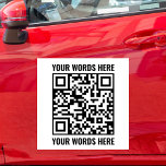 Magnet Pour Voiture Code QR personnalisé Analyse de code Entreprise PM<br><div class="desc">Code QR personnalisé Scannable Entreprise Petite entreprise Magnet de voiture</div>