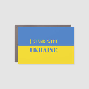Magnet Pour Voiture Drapeau bleu jaune ukrainien