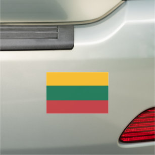 Magnet Pour Voiture Drapeau de Lituanie