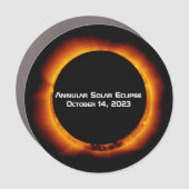 Magnet Pour Voiture Éclipse solaire annuelle 2023 (Devant)