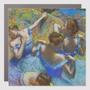 Magnet Pour Voiture Edgar Degas - Danseurs Bleus