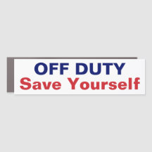 Firefighter Fun Off Duty Sauvez Vous-Même Stic Bum