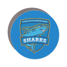 FVES Sharks Magnet voiture