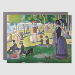 Magnet Pour Voiture Georges Seurat - Un dimanche sur La Grande Jatte