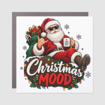 Graphisme de cadeau de Noël amusant de Santa