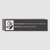 "Hearing people: Deaf people can't write music."