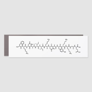 Magnet Pour Voiture hormone endorphine symbole de formule chimique sci