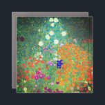 Magnet Pour Voiture Jardin aux fleurs Gustav Klimt<br><div class="desc">Car Magnet avec la peinture à l’huile de Gustav Klimt Jardin aux fleurs (1906). Un beau jardin de fleurs violettes,  rouges,  blanches,  bleues et oranges. Un grand cadeau pour les amateurs d'art Art Nouveau et autrichien.</div>