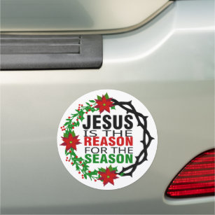 Magnet Pour Voiture Jésus est la raison de la saison