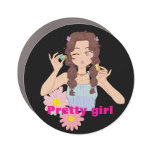 Jolie fille esthétique | Illustration du maquillag