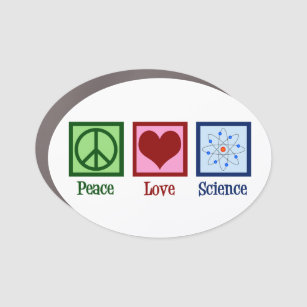 Magnet Pour Voiture La science de l'amour pour la paix