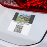 Magnet Pour Voiture Location de courte durée - STR QR Code Vacances<br><div class="desc">This design may be personalized in the area provided by changing the Phoand/or text. Or it can be customized by choosing the click to customize further option and delete or change the color of the background, add text, change the text color style, or delete the text for an image only...</div>