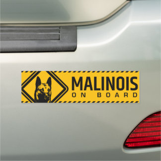 Magnet Pour Voiture Malinois à bord