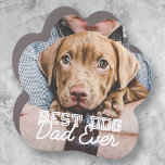 Magnet Pour Voiture Meilleur Chien Papa Jamais Moderne Personnalisé An<br><div class="desc">Ce design simple et classique est composé de typographie serif et d'ajouter une photo personnalisée</div>