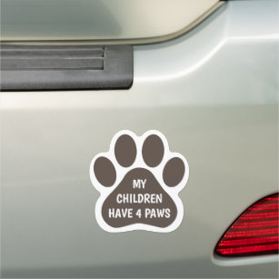 Stickers Magnets Pour Voiture Patte Chat Zazzle Fr