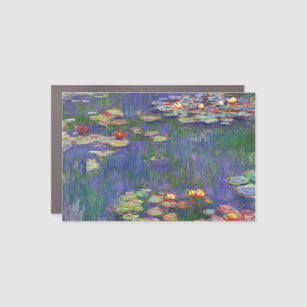 Magnet Pour Voiture Monet Water Lilies Chef-d'oeuvre Peinture