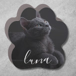 Magnet Pour Voiture Nom personnalisé de la photo d'animal de compagnie<br><div class="desc">Aimant photo pour animal de compagnie personnalisé</div>
